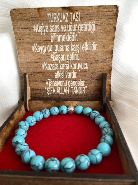 TURKUAZ TAŞI BİLEKLİK ürün görseli 1