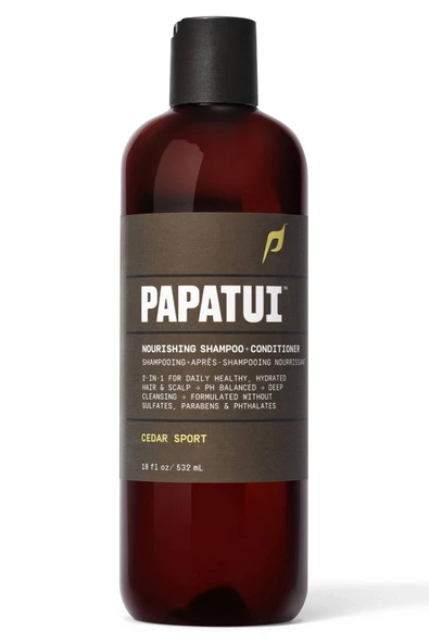 Papatui Cedar Sport Besleyici 2'si 1 Arada Şampuan + Saç Kremi 532ML ürün görseli 1