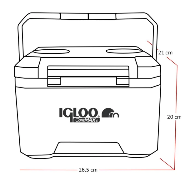 IGLOO CoreMAX 5 Buzluk 5 Litre - Resim 2