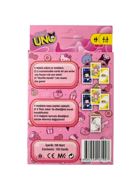 Kuromi Uno Oyun Kartı - Resim 2