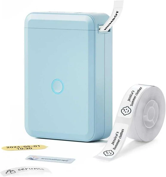 NIIMBOT D110 Blue Termal Taşınabilir Bluetooth Etiket Yazıcısı ürün görseli 1