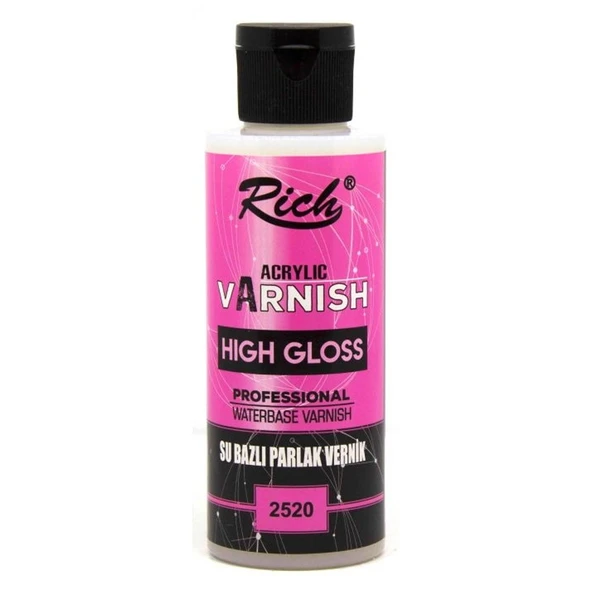 Rich Vernik Su Bazlı Parlak High Gloss 120 CC 120-2520 ürün görseli 1