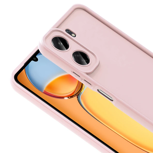 Xiaomi Poco C65 Kılıf Kamera Korumalı Ananas Kapak - Resim 3