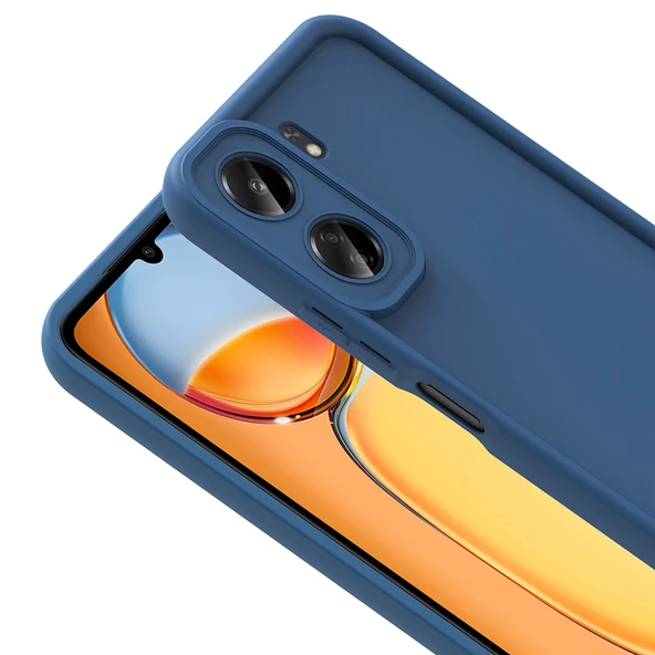 Xiaomi Poco C65 Kılıf Kamera Korumalı Ananas Kapak - Resim 7