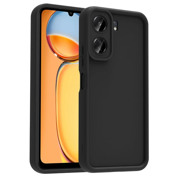 Xiaomi Poco C65 Kılıf Kamera Korumalı Ananas Kapak - Resim 12