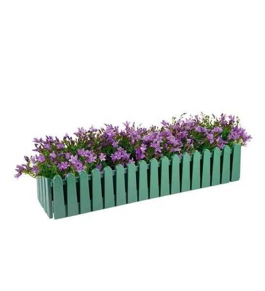 Omnipazar SO-İB03 Yeşil Askılı Balkon Saksı Takım 14 lt No 3 - Resim 4