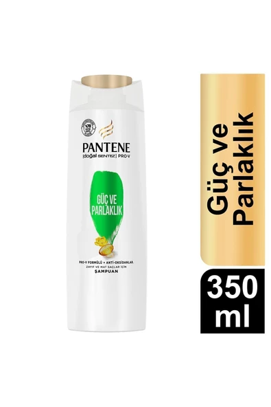 Pantene Şampuan 350 ml Güçlü Ve Parlak ürün görseli 1