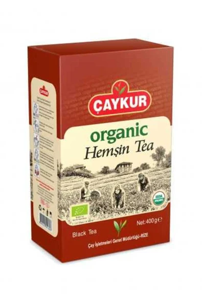 Çaykur Organik Hemşin Çayı Hediyelik 400gr (KARTON KUTU) / ürün görseli 1