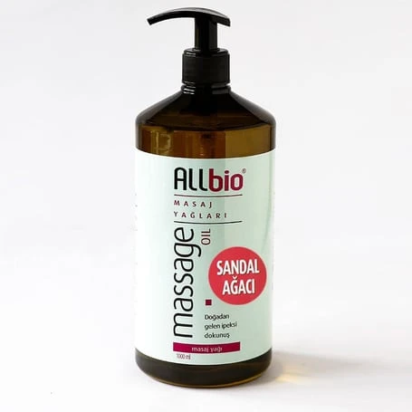 ALLBİO Masaj Yağı Sandal Ağacı 1 Lt ürün görseli 1