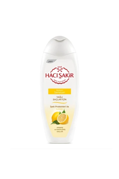 Hacı Şakir Yağlı Saçlar için Limon Besleyici Şampuan 500 ml ürün görseli 1