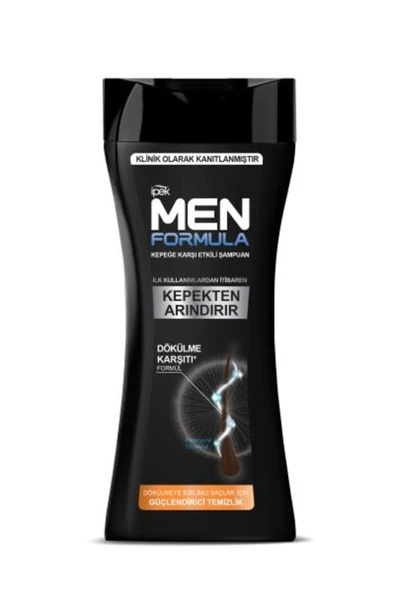 İpek Ipek Men Formula Kepeğe Karşı Etkili Şampuan - Dökülmeye Eğilimli Saçlar ürün görseli 1