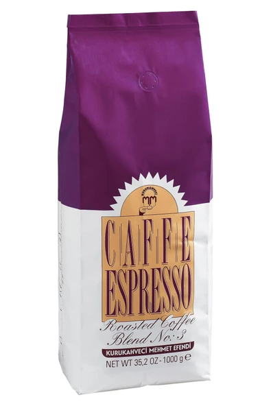 Mehmet Efendi Kurukahveci Caffe Espresso Blend No:3 1 Kg ürün görseli 1