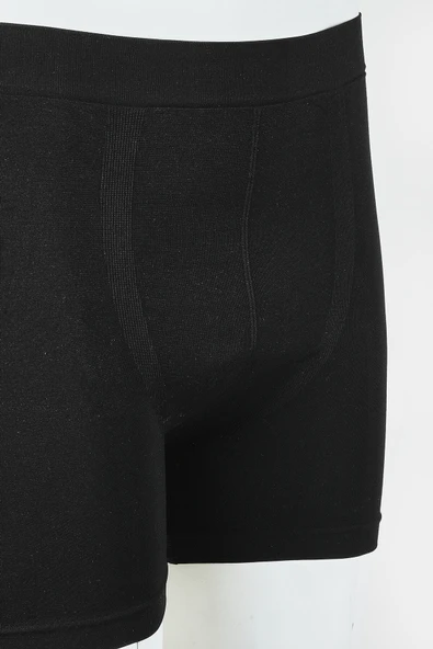 Siyah Seamless Erkek Boxer - Resim 4