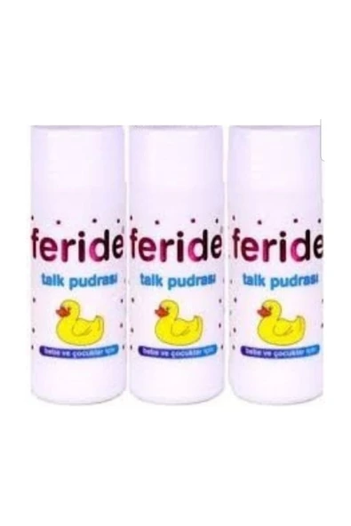 Feride Talk Toz Bebek Pudrası 75gr X 3 Adet ürün görseli 1