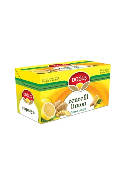 Doğuş Bitki Çayı Zencefil Limon 20'li ürün görseli 1