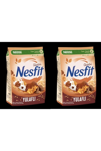 Nesfit Çikolatalı Tam Tahıl Ve Pirinç Gevreği 400 Gr X 2 Paket ürün görseli 1