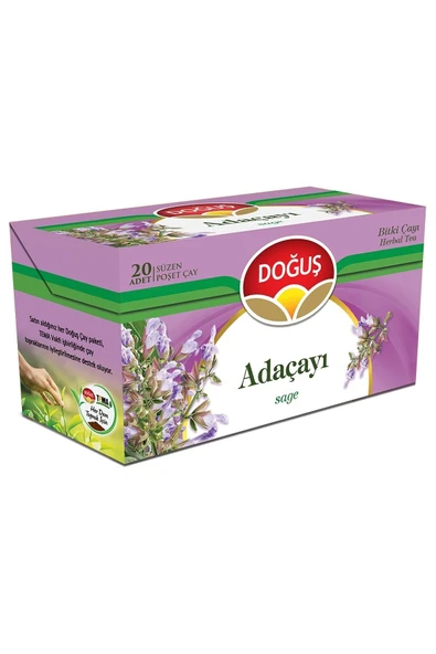 Doğuş 20'li Adaçayı Bitki Çay Süzen Poşet ürün görseli 1