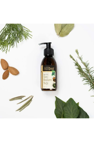 ALLBİO Bitki Özlü  Saç Bakım Yağı 150 ml ürün görseli 1