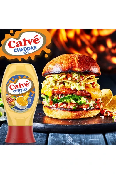 Calve Cheddar Sos 240 gr X 2 Adet - Resim 3