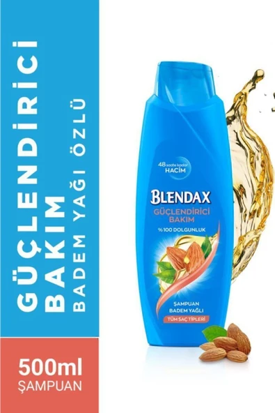 Blendax Badem Yağı Özlü Şampuan 500 ml ürün görseli 1