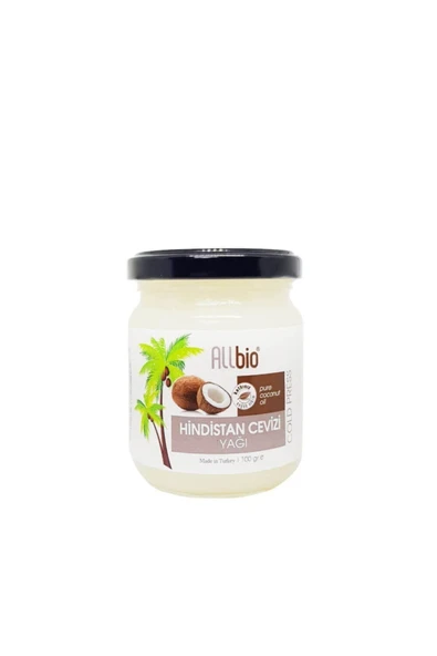 ALLBİO Hindistan Cevizi Yağı 100 ml 8680596033051 ürün görseli 1