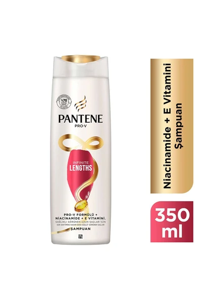 Pantene 350 ml Şampuan Infinite Lengths ürün görseli 1