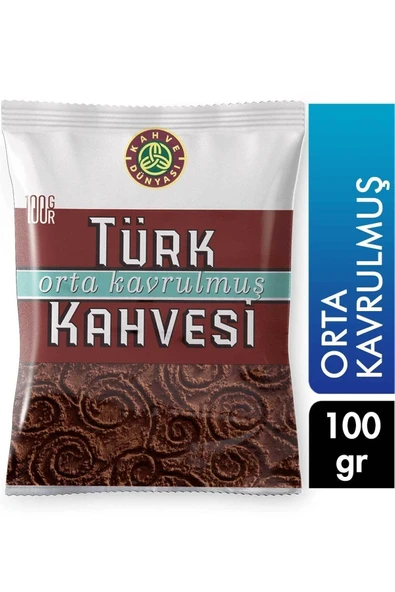 Özge Turan Kahve Dünyası Türk Kahvesi 100 Gr Orta Kavrulmuş ürün görseli 1