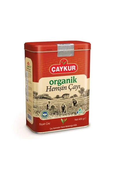 Çaykur Organik Hemşin Çayı Hediyelik 400gr (TENEKE KUTU) / ürün görseli 1