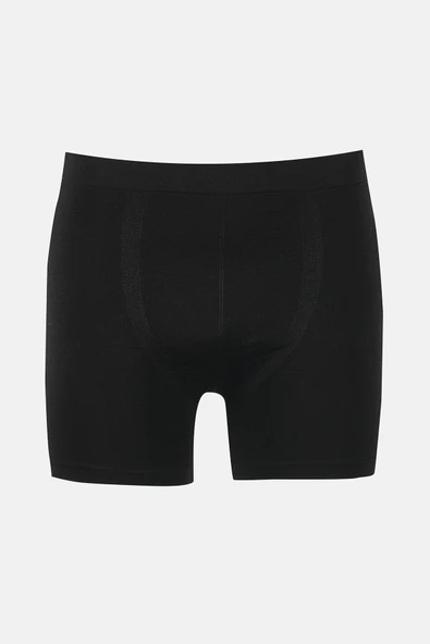 Siyah Seamless Erkek Boxer - Resim 3