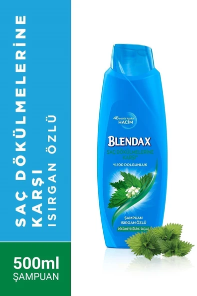 Blendax Saç Dökülmelerine Karşı Isırgan Özlü Şampuan 500 ml ürün görseli 1