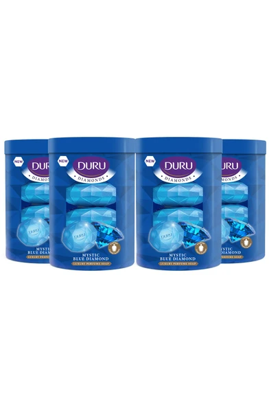 Duru Diamonds Serisi Mystic Blue Diamond 16 Adet Güzellik Sabunu 4x360 gr ürün görseli 1