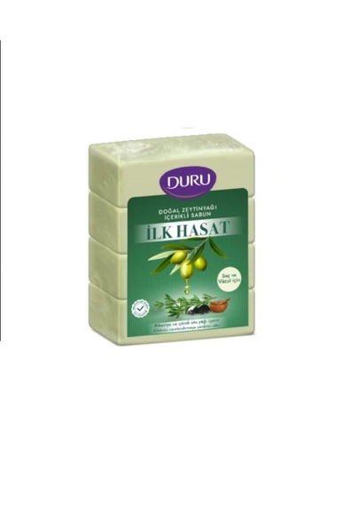 Duru İlk Hasat Zeytinyağlı Katı Sabun 4x150 Gr ürün görseli 1