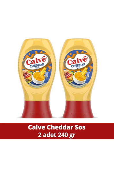 Calve Cheddar Sos 240 gr X 2 Adet ürün görseli 1