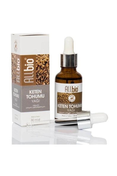 ALLBİO Allbio Keten Tohumu Yağı (30 ml) ürün görseli 1
