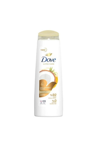 Dove Ultra Care Şampuan Güçlendirici Bakım Hindistan Cevizi 400 Ml ürün görseli 1