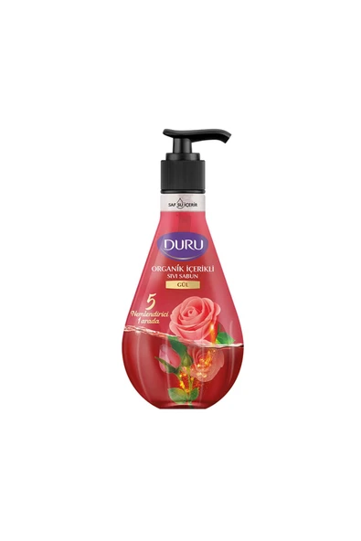 Duru Organik Içerikli Gül Sıvı Sabun 500ml ürün görseli 1
