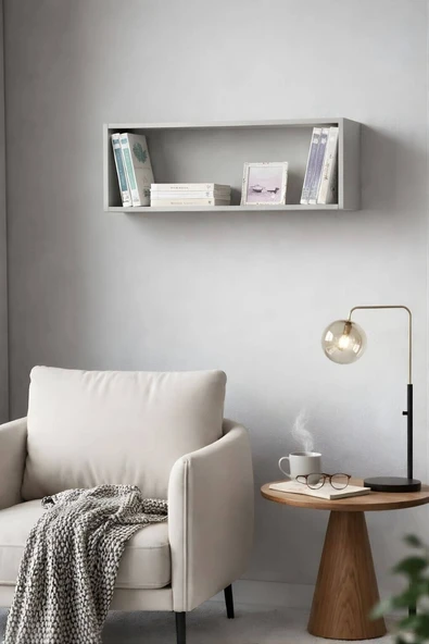 Çalışma Masası Üstü Kutu-80 CM-Kumtaşı ürün görseli 1