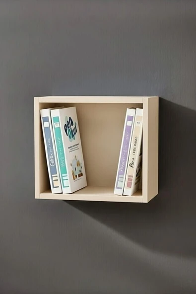 Çalışma Masası Üstü Kutu-40 CM-Kumtaşı ürün görseli 1
