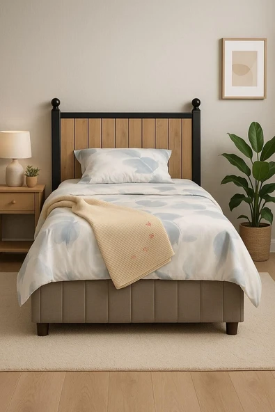 Alin Wood Baza Başlık Set 120*200 ürün görseli 1