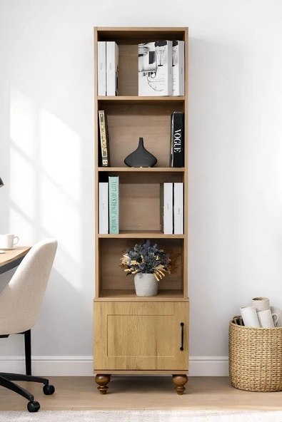 Alin Wood Komodin ve Kitaplık Set ürün görseli 1