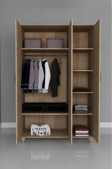 Pera Wood Dolap 3 Kapaklı - Resim 4