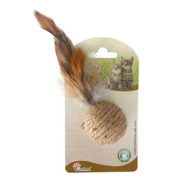 Eastland Tüylü Top Kedi Oyuncağı 4 Cm ürün görseli 1