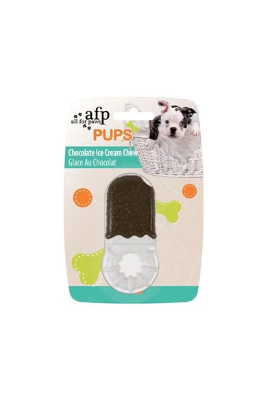 AFP Pups Dondurma Şeklinde Diş Kaşıyıcı 12x5,5x1x3 cm ürün görseli 1