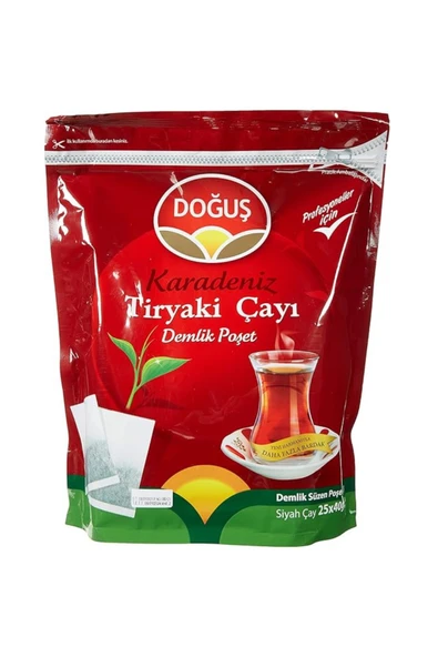 Doğuş Karadeniz Tiryaki 40 gr 25'li Demlik Poşet Çay ürün görseli 1