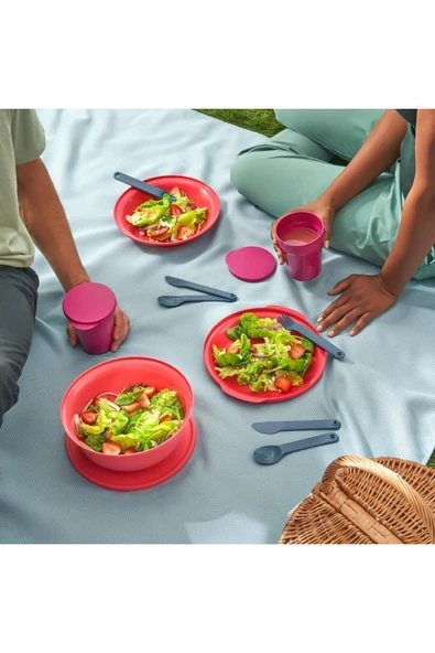 Tupperware Çatal Bıçak Kaşık 3lü Servis Seti - Resim 2