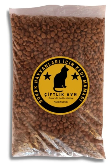 Çiftlik Avm Sokak Kedileri için Mama 3kg ürün görseli 1