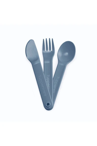 Tupperware Çatal Bıçak Kaşık 3lü Servis Seti - Resim 3