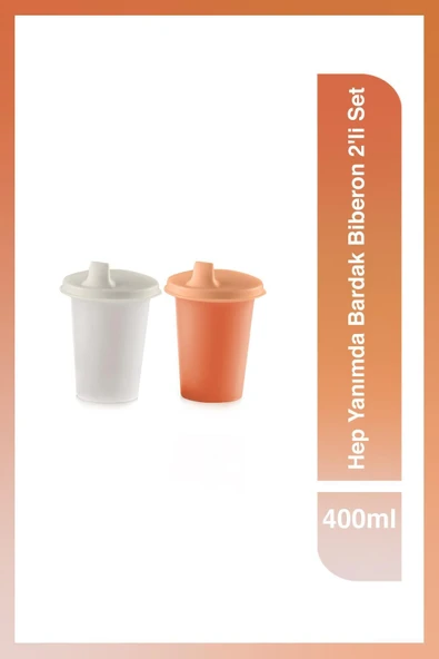 Tupperware Çocuklar Için 2'li Set Hep Yanımda Bardak Biberon 200 ml ürün görseli 1