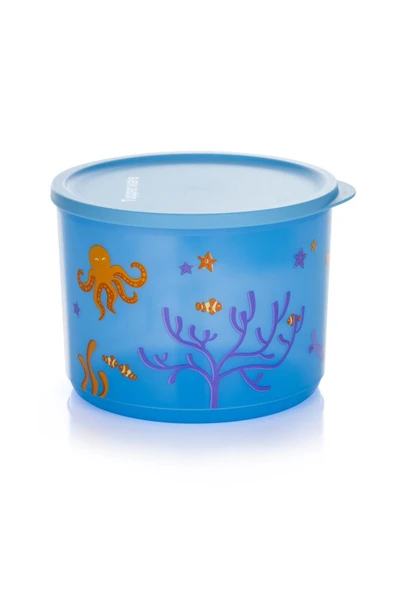 Tupperware Eco Kübik Denizde Yaşam Gıda Saklama Kabı 2.1 Lt ürün görseli 1