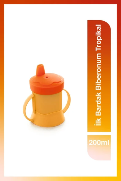 Tupperware Çocuklar Için Ilk Bardak Biberonum Tropikal 200 ml ürün görseli 1
